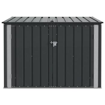 Gartenlagerbox Schwarz 151,5 x 107 x 100 cm Stahl