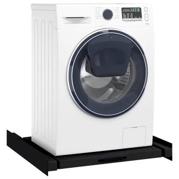 Waschmaschinen Zwischenablage Schwarz 60 x 60 x 8 cm Stahl