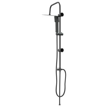 Duschsystem Schwarz 45 x 20 x 96 cm Messing, Sus201 und ABS