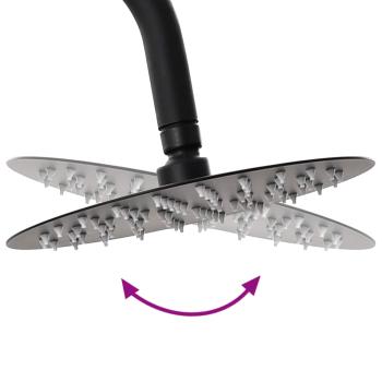 Duschsystem Schwarz 45 x 20 x 96 cm Messing, Sus201 und ABS