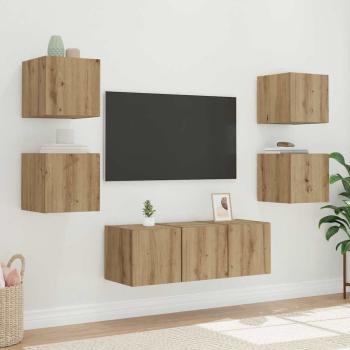 ARDEBO.de - TV-Wandschrank Kunsthandwerk Eiche 30,5 x 35 x 30 cm