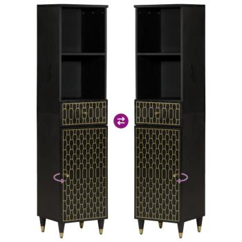 3-tlg. Badmöbel-Set Massivholz Mango