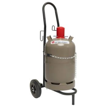 Handwagen Schwarz und Rot 49 x 49 x 101 cm Stahl