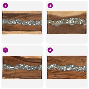 Badezimmer Hocker Natur 50 x 30 x 45 cm Natürliche Holz