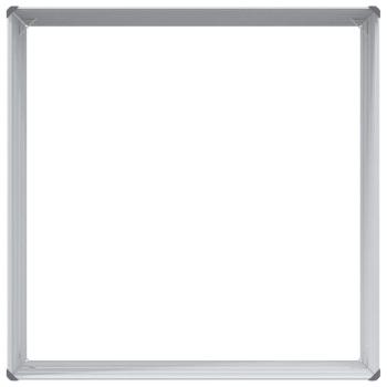 Hochbeet Hellbraun 100 x 100 x 45 cm Verzinkter Stahl