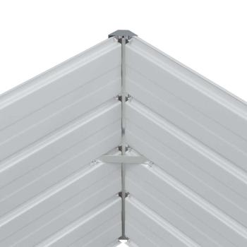 Hochbeet Hellbraun 320 x 40 x 45 cm Verzinkter Stahl