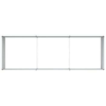 Hochbeet Hellbraun 240 x 80 x 77 cm Verzinkter Stahl