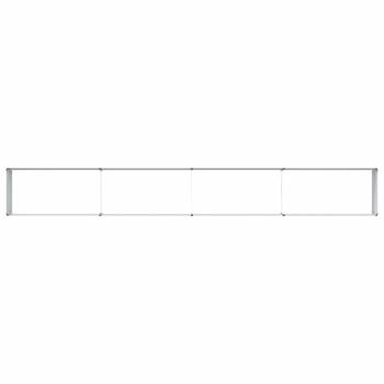 Hochbeet Hellbraun 390 x 50 x 68 cm Verzinkter Stahl