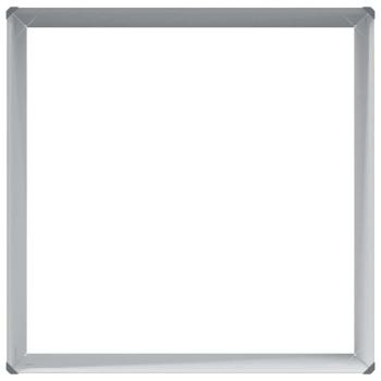 Hochbeet Hellbraun 98 x 100 x 68 cm Verzinkter Stahl