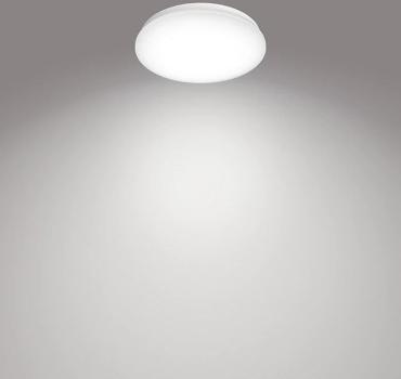 Philips Moiré Deckenleuchte, 6W, 220-240V, 640lm, 4000K, d=220mm, weiß (915005777761)