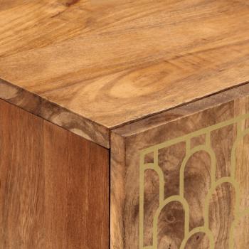 5-tlg. Badmöbel-Set Massivholz Mango