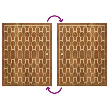 5-tlg. Badmöbel-Set Massivholz Mango