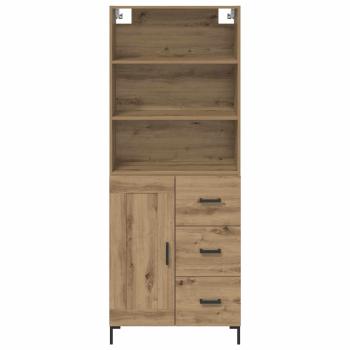 Highboard Artisan-Eiche 69,5 x 34 x 180 cm Holzwerkstoff