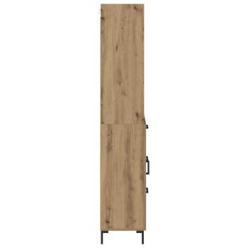 Highboard Artisan-Eiche 69,5 x 34 x 180 cm Holzwerkstoff
