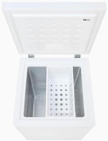 Exquisit GT101-E-040E Stand Gefriertruhe, 54,5 cm breit, 98 L, weiß