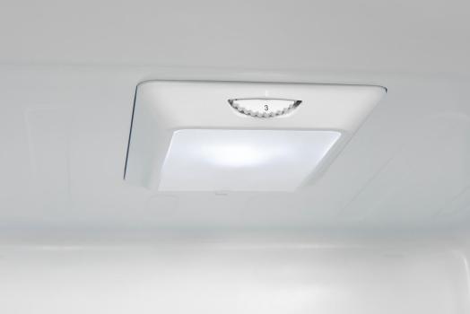 Exquisit KGC265-70-H-010D Stand Kühl-Gefrierkombination, 55 cm breit, 259 L, LED Beleuchtung, weiß