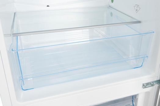 Exquisit KGC265-70-H-010D Stand Kühl-Gefrierkombination, 55 cm breit, 259 L, LED Beleuchtung, weiß