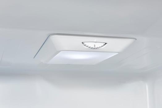 Exquisit KGC265-70-H-010D Stand Kühl-Gefrierkombination, 55 cm breit, 259 L, LED Beleuchtung, inoxlook