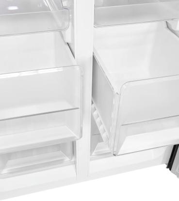 Exquisit MD425-150-040C Stand Kühl-Gefrierkombination, 79,5 cm breit, 421 L, NoFrost, ECO Funktion, inoxlook-az