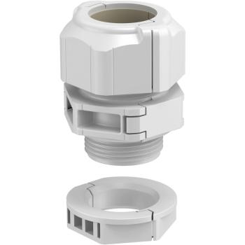 ARDEBO.de OBO Bettermann V-TEC TB25 09-11 Teilbare Kabelverschraubung Dichteinsatz 1 Kabel, lichtgrau (2024913)
