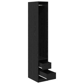 Kleiderschrank Schwarze Eiche 30 x 50 x 200 cm Holzwerkstoff