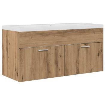 Badezimmerschrank Wandmontiert Artisan-Eiche 100 x 38,5 x 46 cm