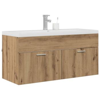 Badezimmerschrank Wandmontiert Artisan-Eiche 100 x 38,5 x 46 cm