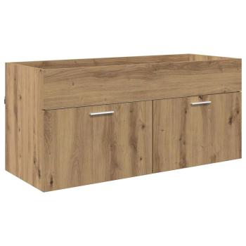 Badezimmerschrank Wandmontiert Artisan-Eiche 100 x 38,5 x 46 cm