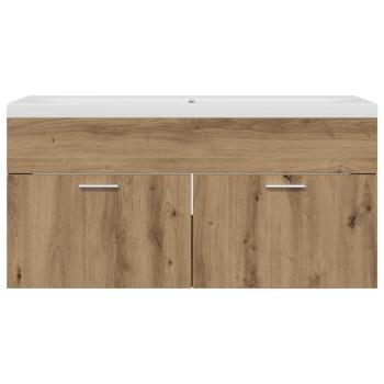 Badezimmerschrank Wandmontiert Artisan-Eiche 100 x 38,5 x 46 cm
