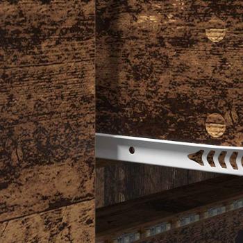 ARDEBO.de - TV Schrank mit LEDs Altholz 140 x 34 x 40 cm Holzwerkstoff