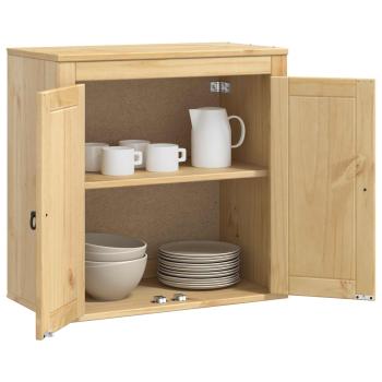 Schrank mit Regal Honig 60 x 32 x 40 cm Massives Kiefernholz