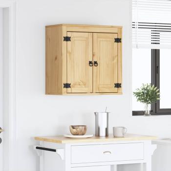 Schrank mit Regal Honig 60 x 32 x 40 cm Massives Kiefernholz