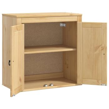 Schrank mit Regal Honig 60 x 32 x 40 cm Massives Kiefernholz