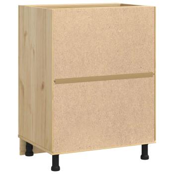 Schrank mit Regal Honig 60 x 46 x 81,5 cm Massives Kiefernholz