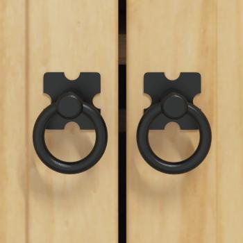 Schrank mit Regal Honig 60 x 46 x 81,5 cm Massives Kiefernholz