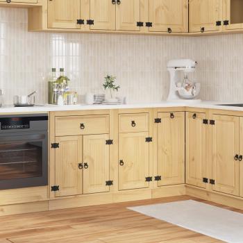 ARDEBO.de - Schrank mit Regal Honig 40 x 46 x 81.5 cm Massives Kiefernholz