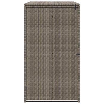 Mülltonnenbox Grau 65 x 80 x 115 cm Polyethylen