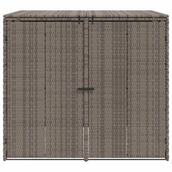 Mülltonnenbox 2 pcs Grau 65 x 80 x 115 cm Polyethylen