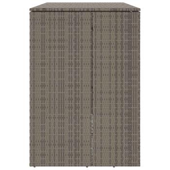 Mülltonnenbox 2 pcs Grau 65 x 80 x 115 cm Polyethylen