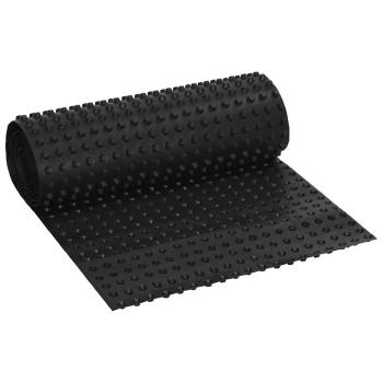 Entwässerungsfolie Schwarz 0,5 x 10 m HDPE