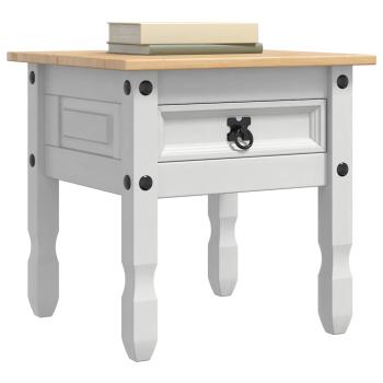 Beistelltisch Weiß 50 x 50 x 50 cm Massives Kiefernholz