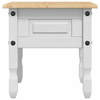 Beistelltisch Weiß 50 x 50 x 50 cm Massives Kiefernholz