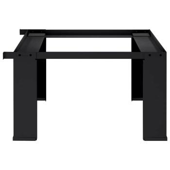 Waschmaschinen-Podest Schwarz 64 x 55 x 32,5 cm Stahl