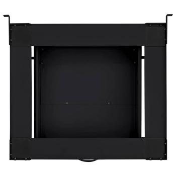 Waschmaschinen-Podest Schwarz 64 x 55 x 32,5 cm Stahl