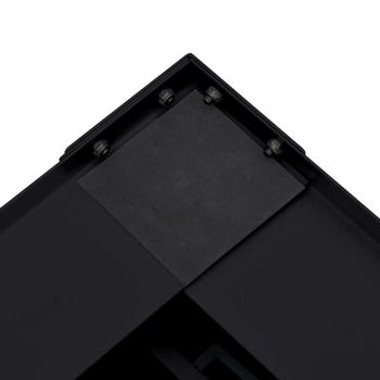 Waschmaschinen-Podest Schwarz 64 x 55 x 32,5 cm Stahl