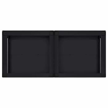 Waschmaschinen-Podest 2 pcs Schwarz 64 x 55 x 32,5 cm Stahl