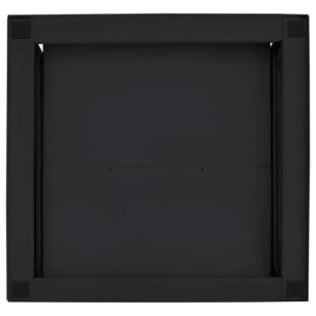 Waschmaschinen-Podest Schwarz 64 x 55 x 32,5 cm Stahl