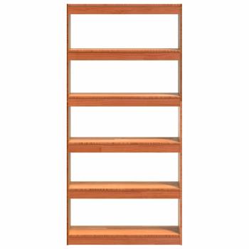 Bücherregal Wachsbraun 80 x 30 x 167,5 cm Massives Kiefernholz