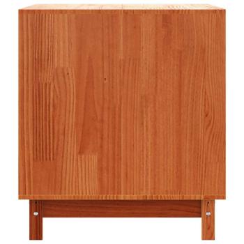 Hundehütte Wachsbraun 90 x 60 x 67 cm Massives Kiefernholz