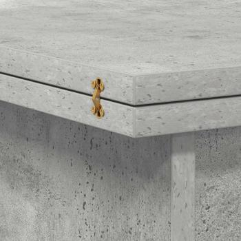 Couchtisch Beton Grau 55 x 54,5 x 45 cm Holzwerkstoff